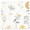 Floral Whimsy, Silver - Made to Measure Curtains